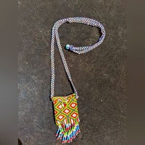 Beaded medicine bag